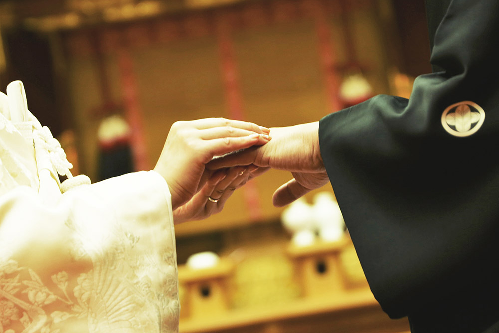 日本で初めての結婚式専用神殿